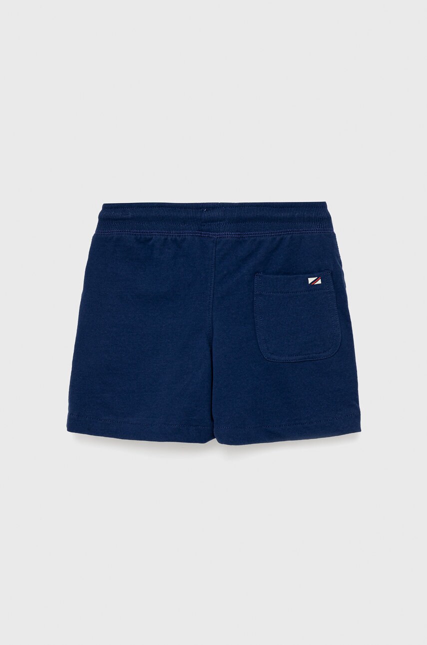 

Детские хлопковые шорты Pepe Jeans цвет синий