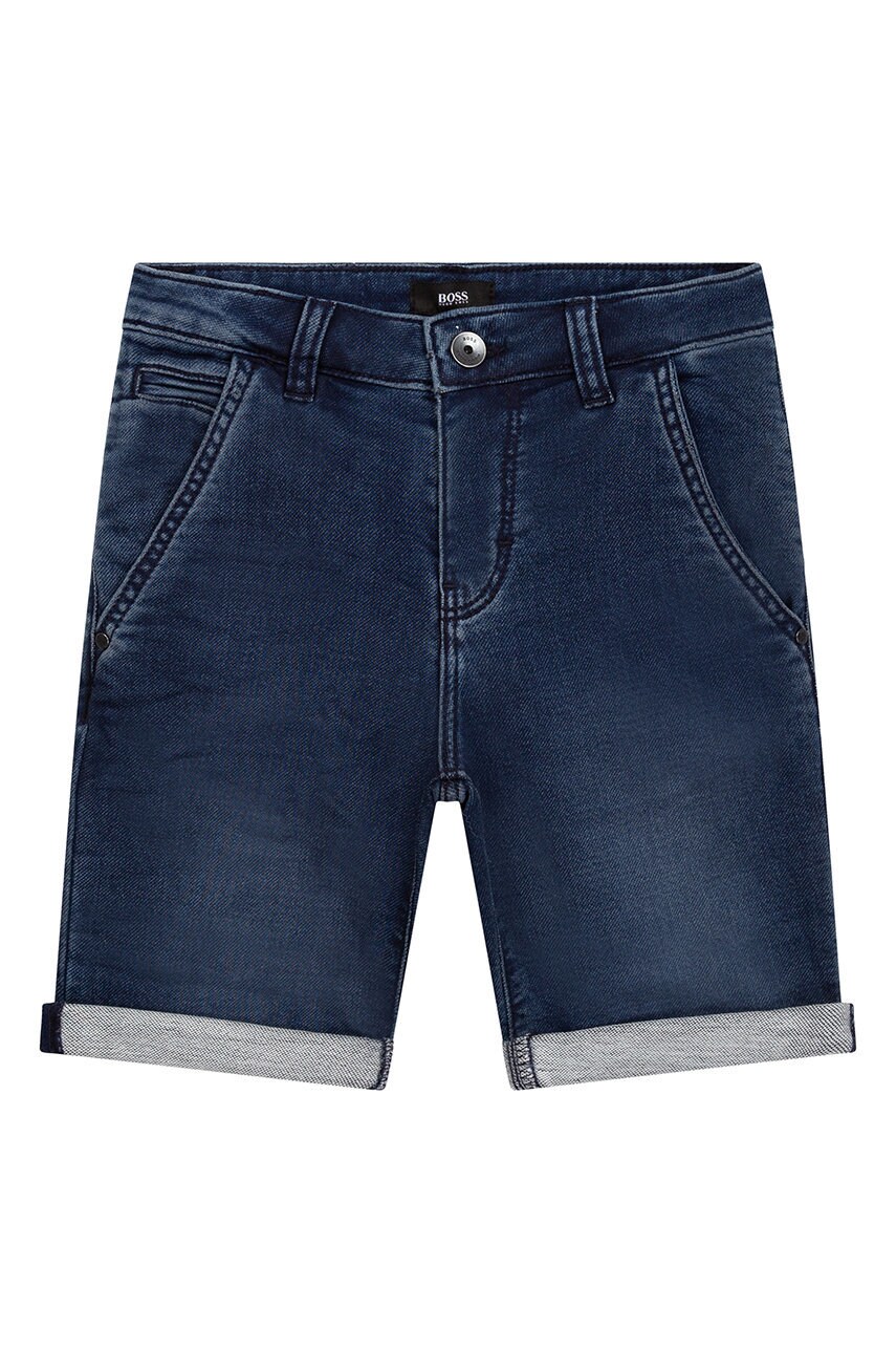 Boss pantaloni scurti din denim pentru copii