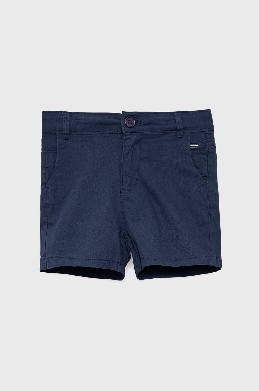 Birba&trybeyond pantaloni scurti copii culoarea albastru marin, talie reglabila