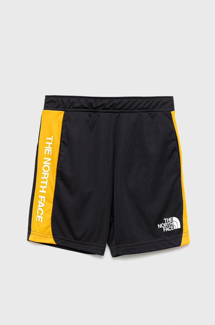 The North Face pantaloni scurti copii culoarea gri,