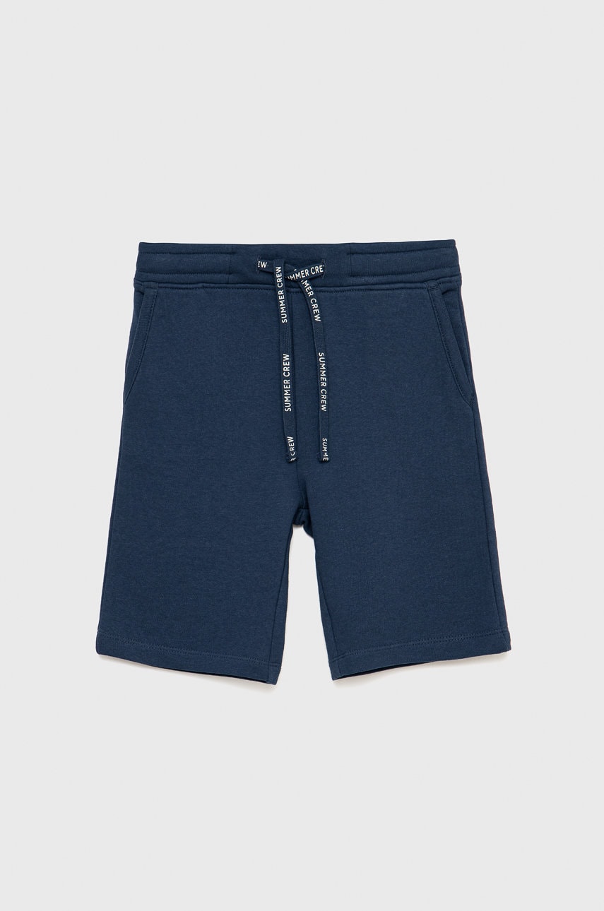 Tom Tailor pantaloni scurți din bumbac pentru copii culoarea albastru marin,