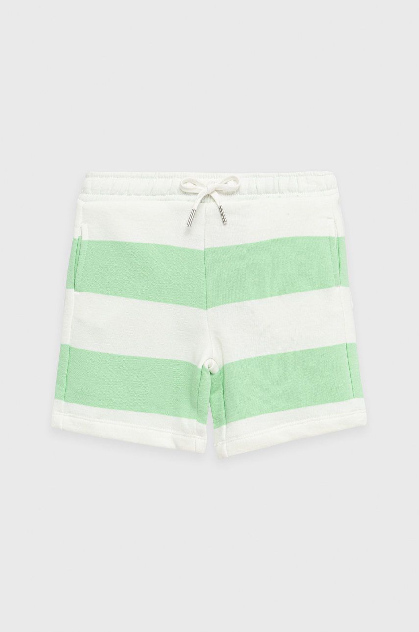 E-shop Bavlněné šortky Tom Tailor zelená barva,