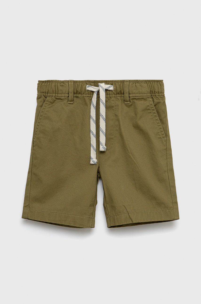 Detské krátke nohavice Tom Tailor zelená farba,