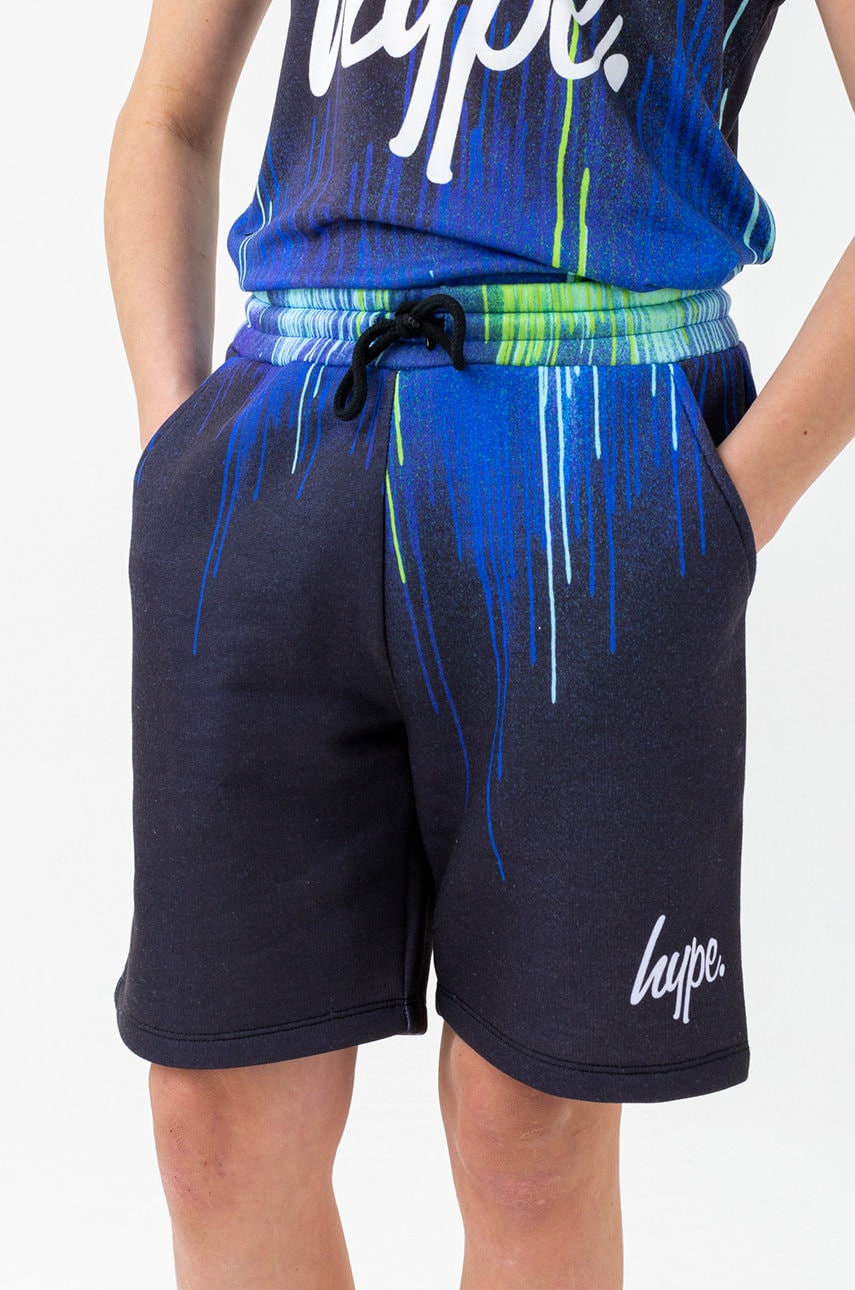 Hype pantaloni scurti copii culoarea gri,