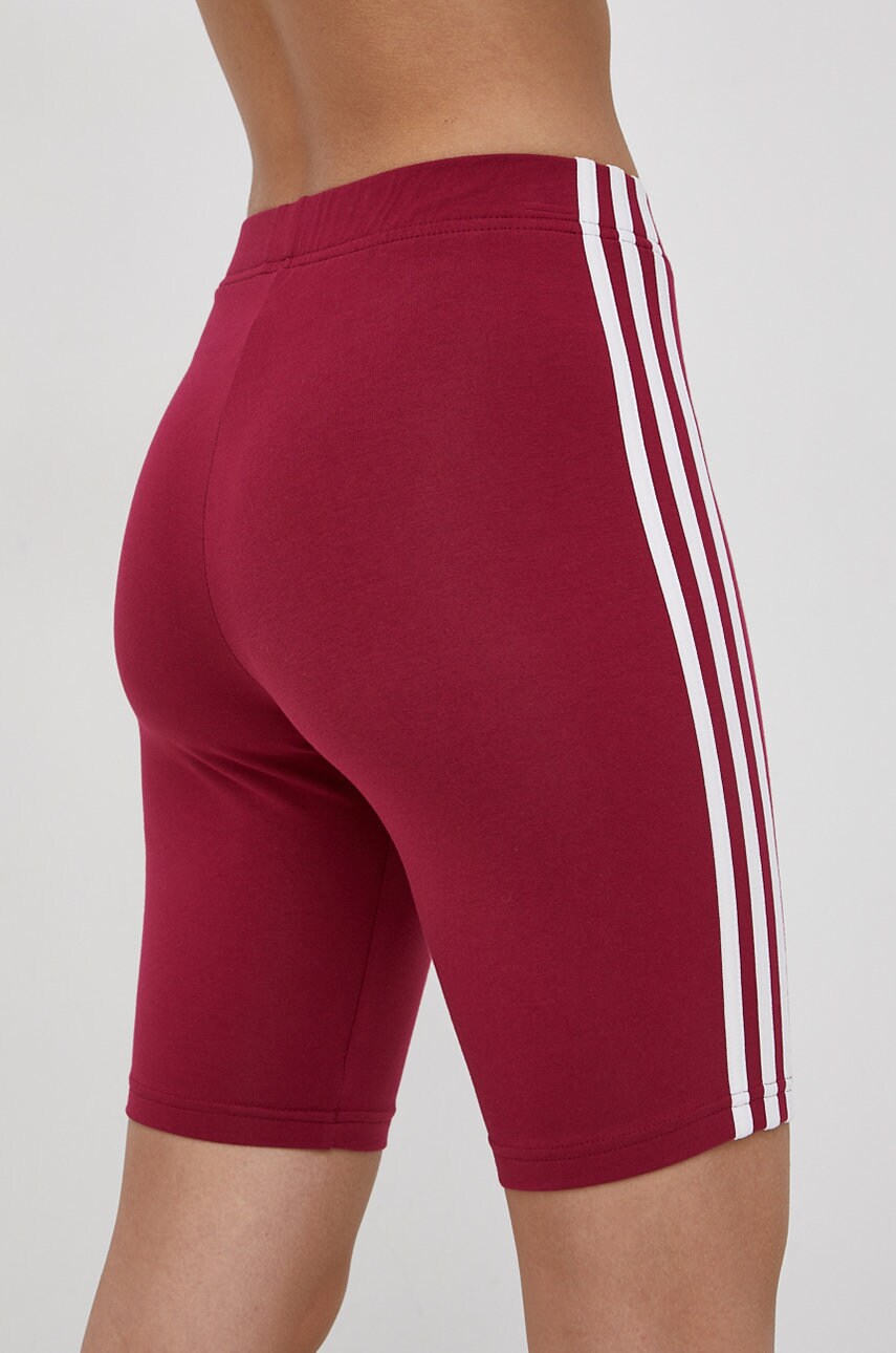 

Шорти adidas жіночі колір рожевий гладкі