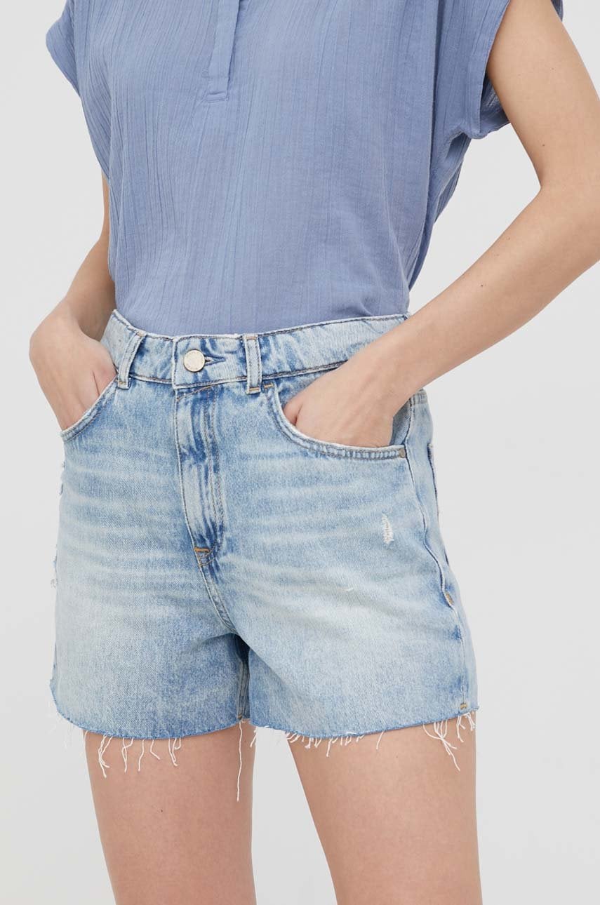 Marc o'polo pantaloni scurti jeans femei, neted, medium waist