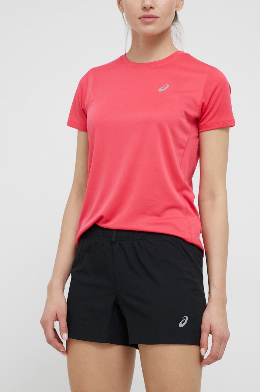 E-shop Běžecké šortky Asics dámské, černá barva, hladké, medium waist