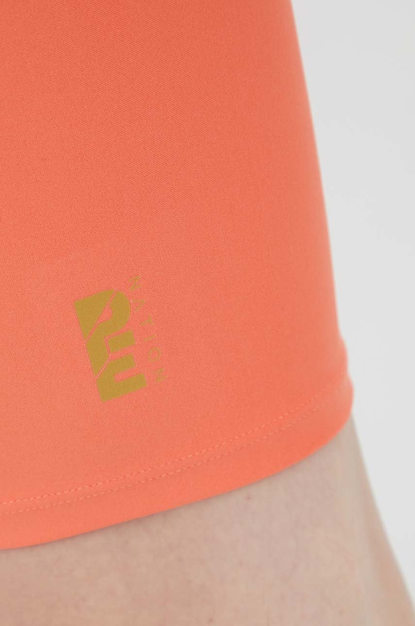 Σορτς προπόνησης P.E Nation Scoreline γυναικείο, χρώμα: πορτοκαλί, φωτογραφία