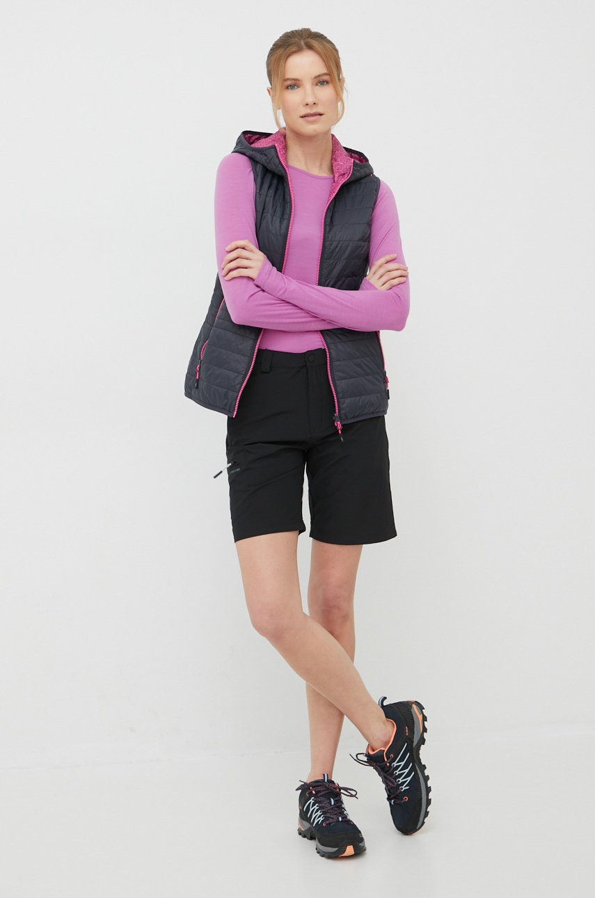 Σορτς εξωτερικού χώρου Viking Sumatra χρώμα: μαύρο φωτογραφία