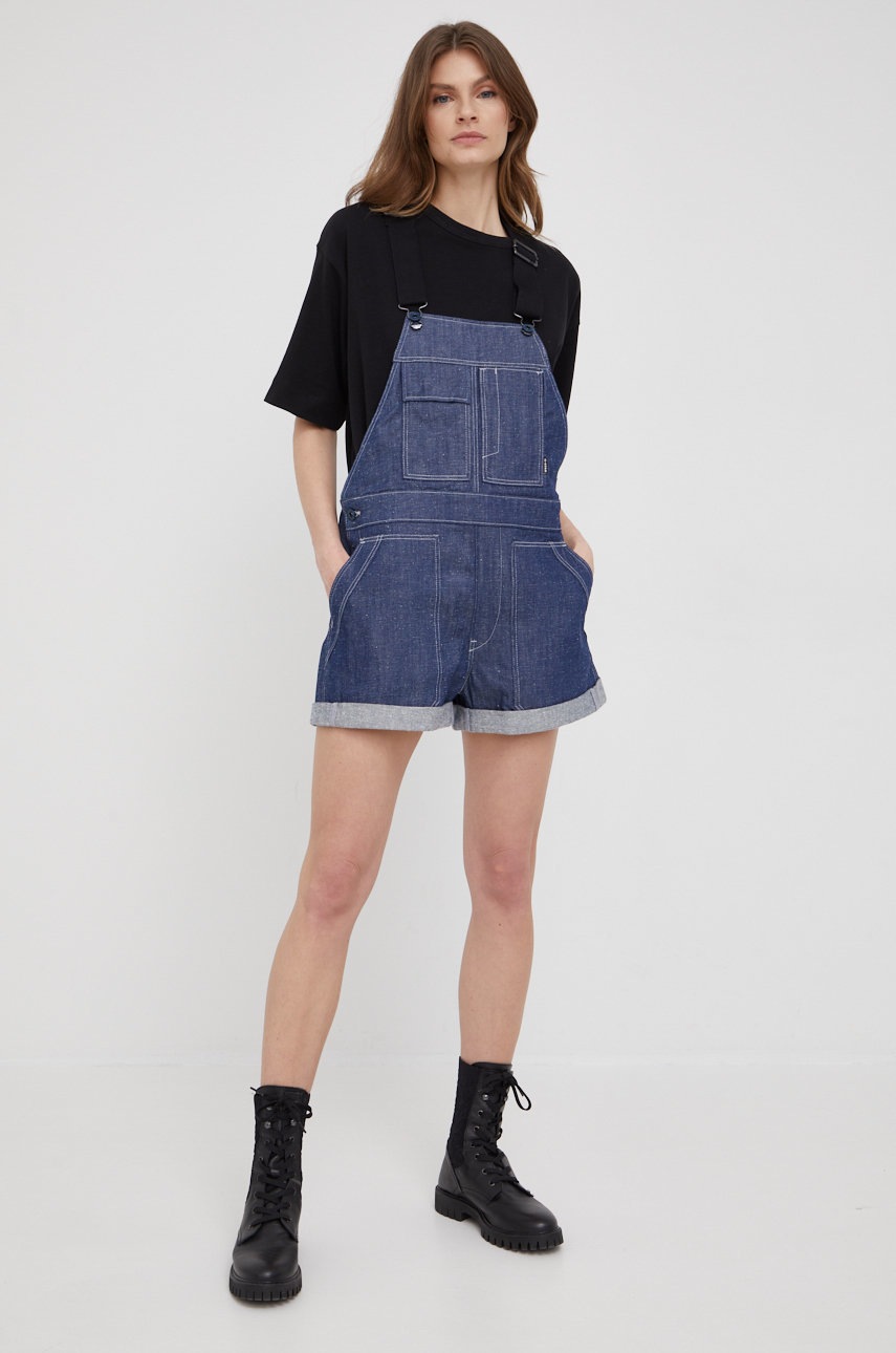 

Джинсовый комбинезон G-Star Raw женские цвет синий