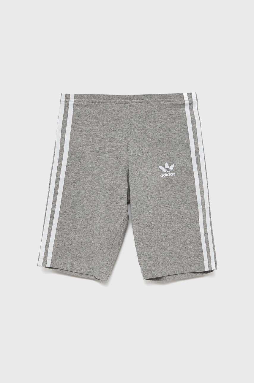 Levně Dětské kraťasy adidas Originals HD2039 šedá barva, s aplikací