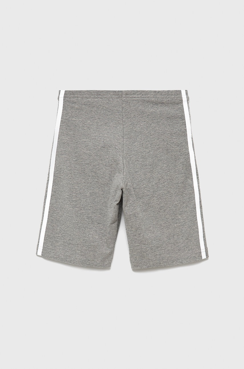 Дитячі шорти adidas Originals HD2039 колір сірий з аплікацією