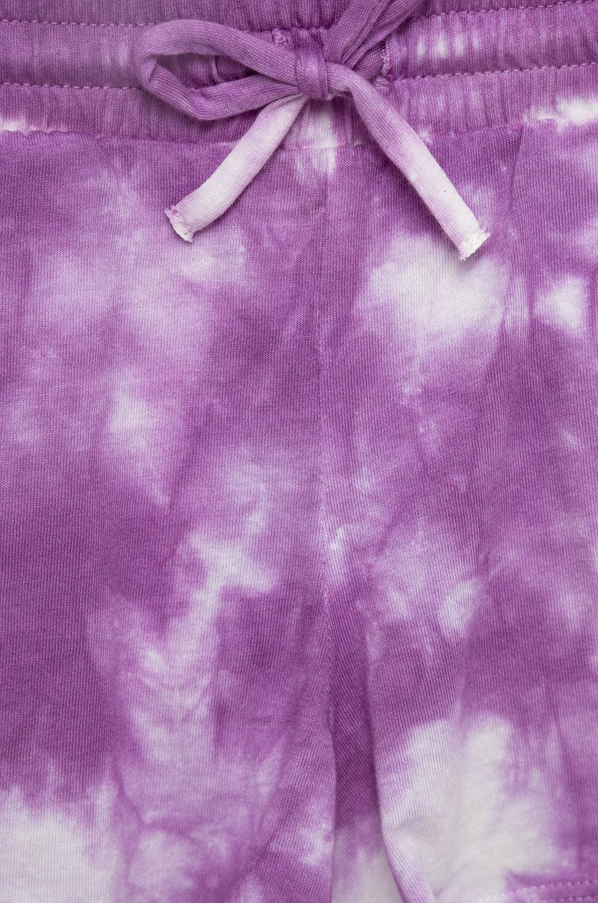 United Colors Of Benetton Pantaloni Scurți Din Bumbac Pentru Copii Culoarea Violet, Modelator