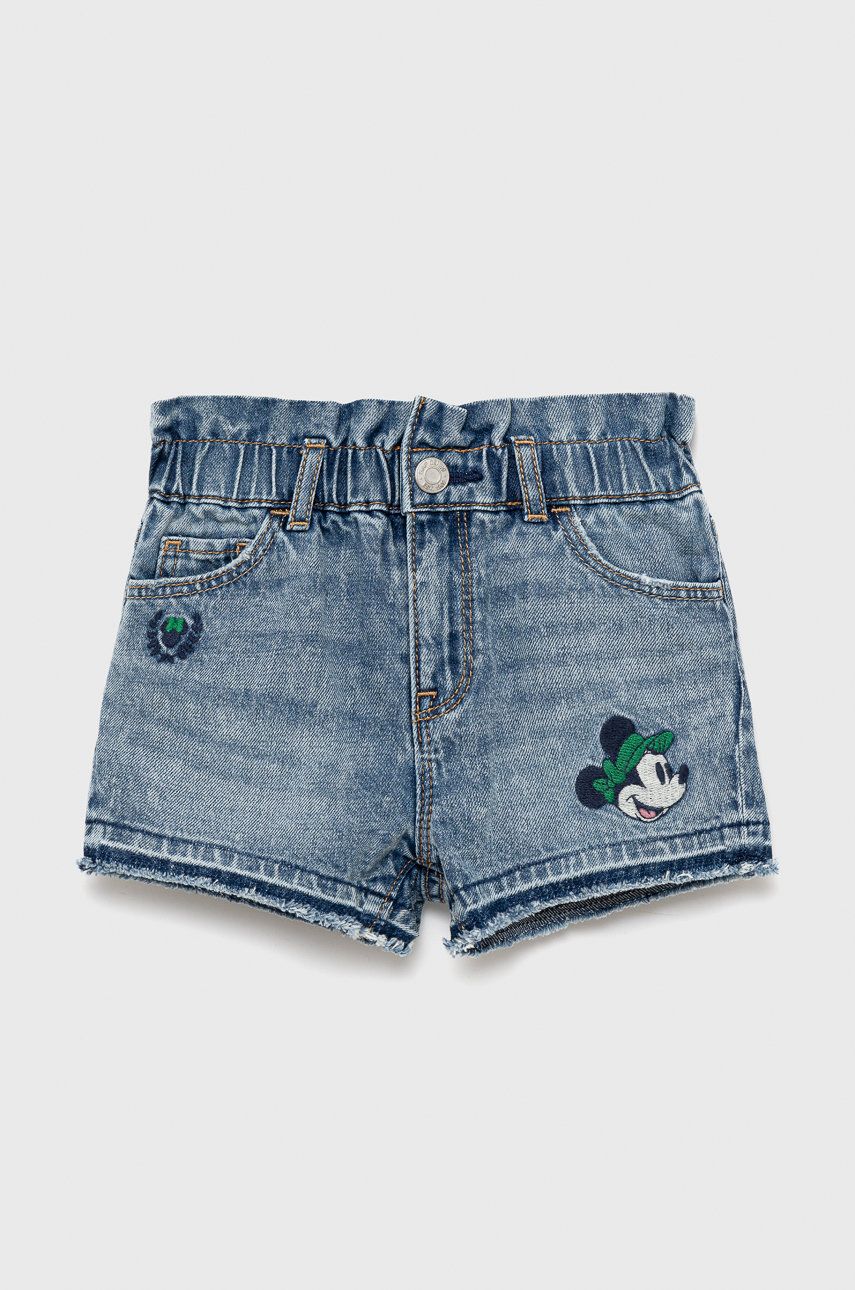Gap GAP szorty jeansowe dziecięce x Disney z aplikacją