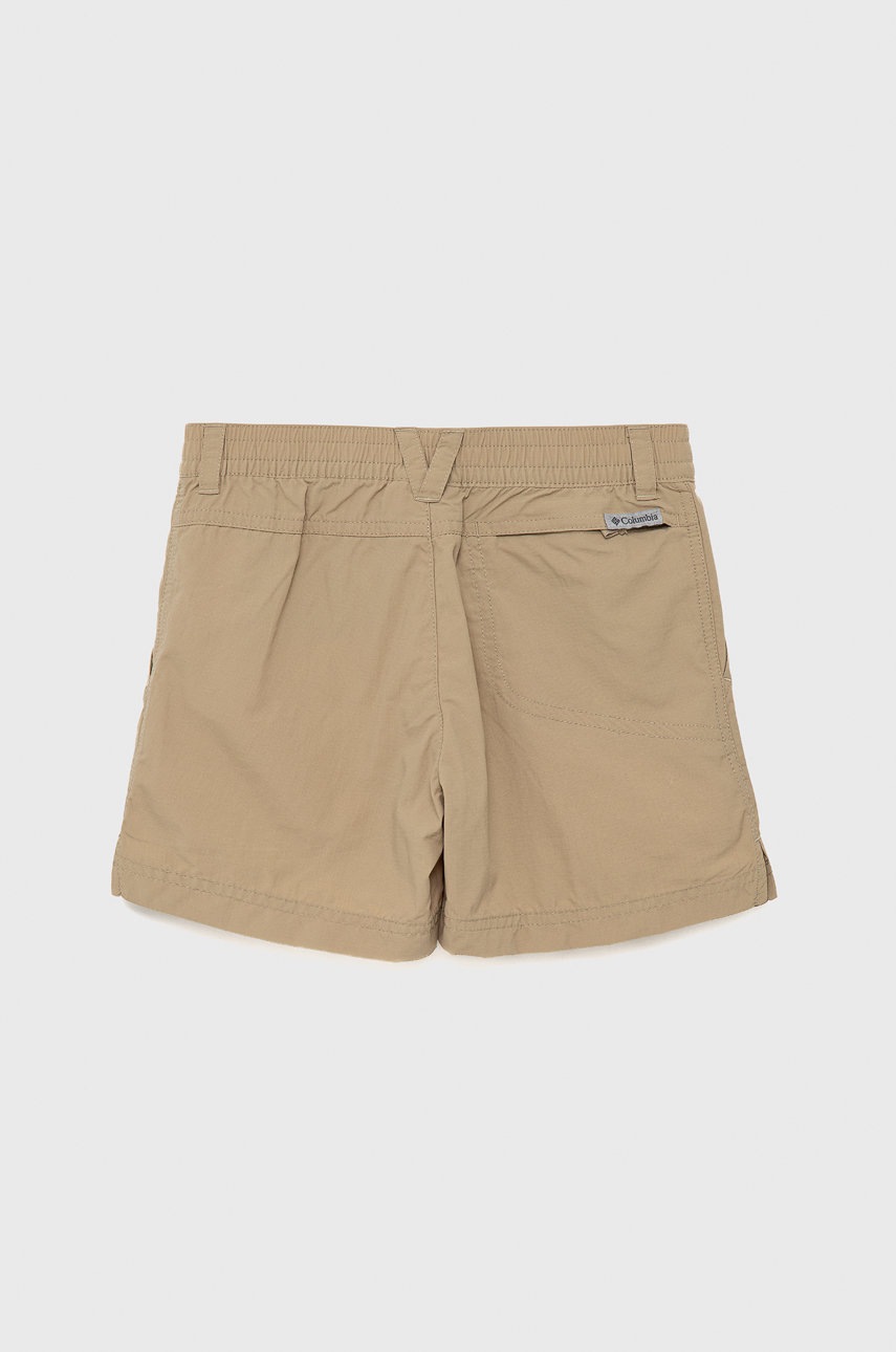 Детские шорты Columbia цвет бежевый однотонные регулируемая талия