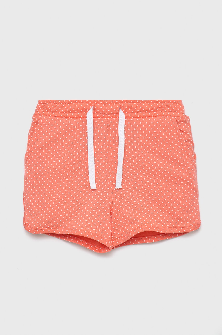 Name It pantaloni scurți din bumbac pentru copii culoarea roz, modelator