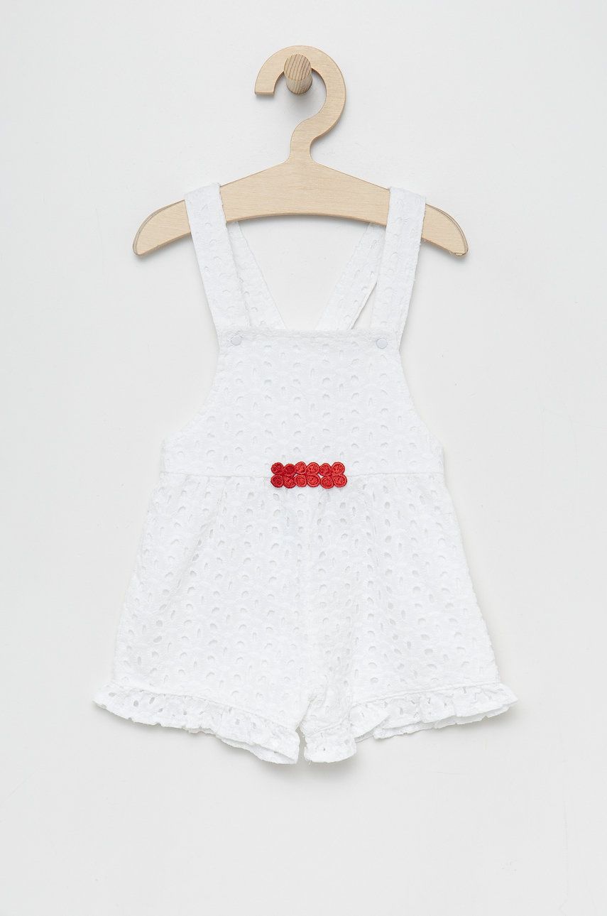 E-shop Dětské bavlněné lacláče Birba&Trybeyond bílá barva,