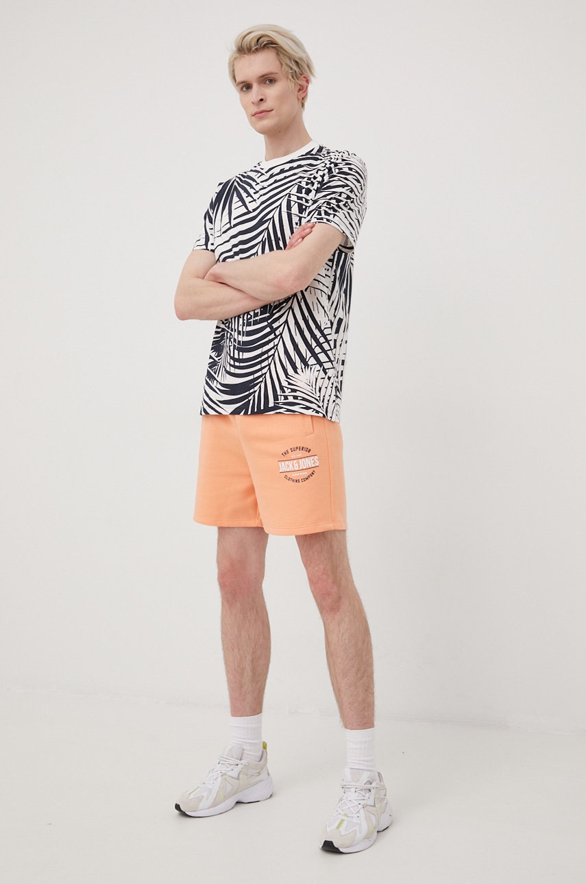 

Шорты Jack & Jones мужские цвет оранжевый