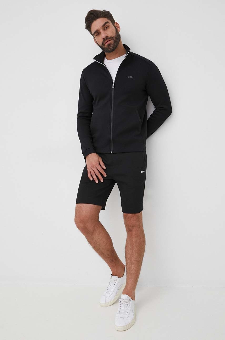 Boss pantaloni scurti boss athleisure barbati, culoarea negru
