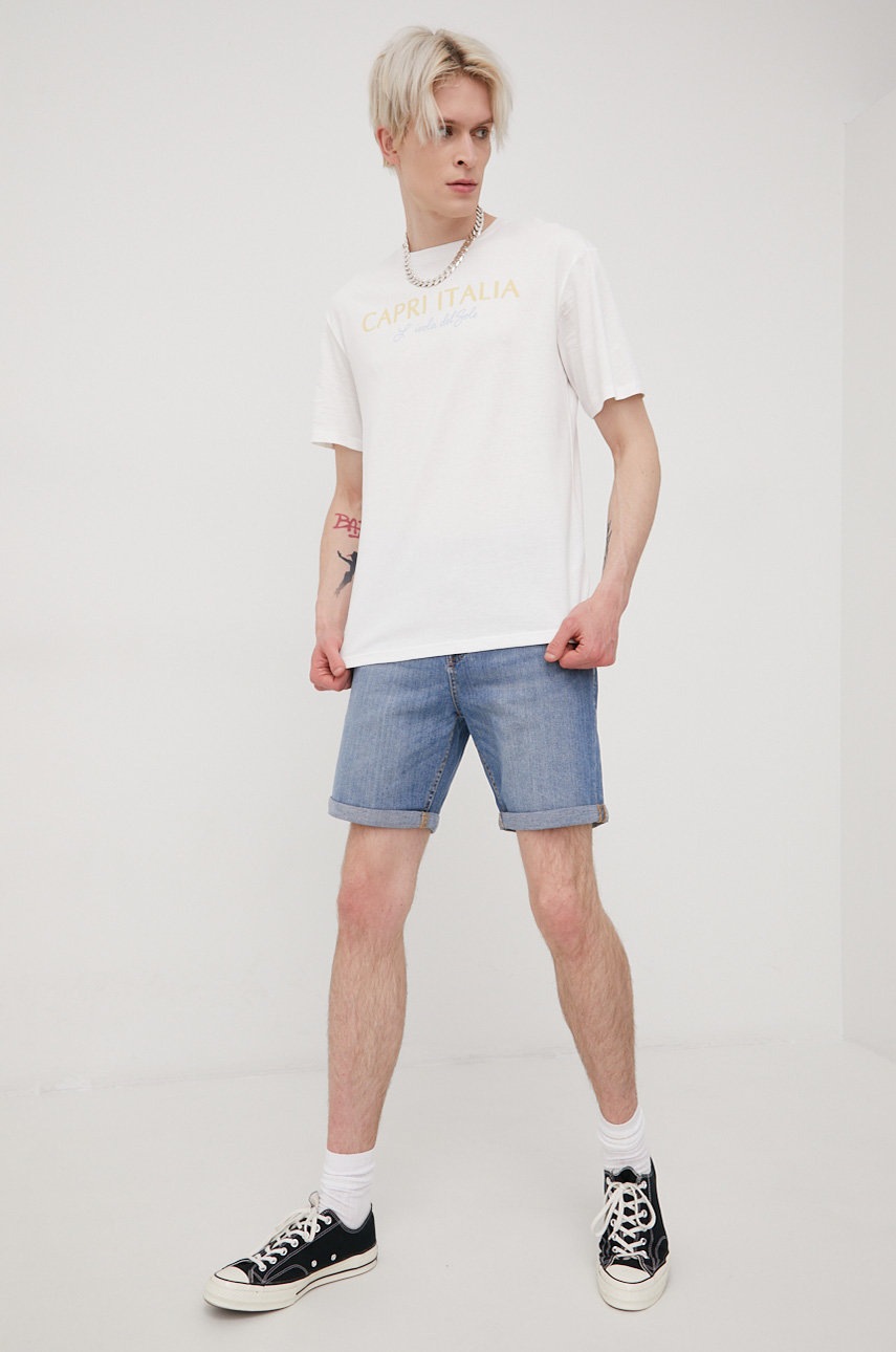 

Джинсовые шорты Produkt by Jack & Jones мужские цвет синий