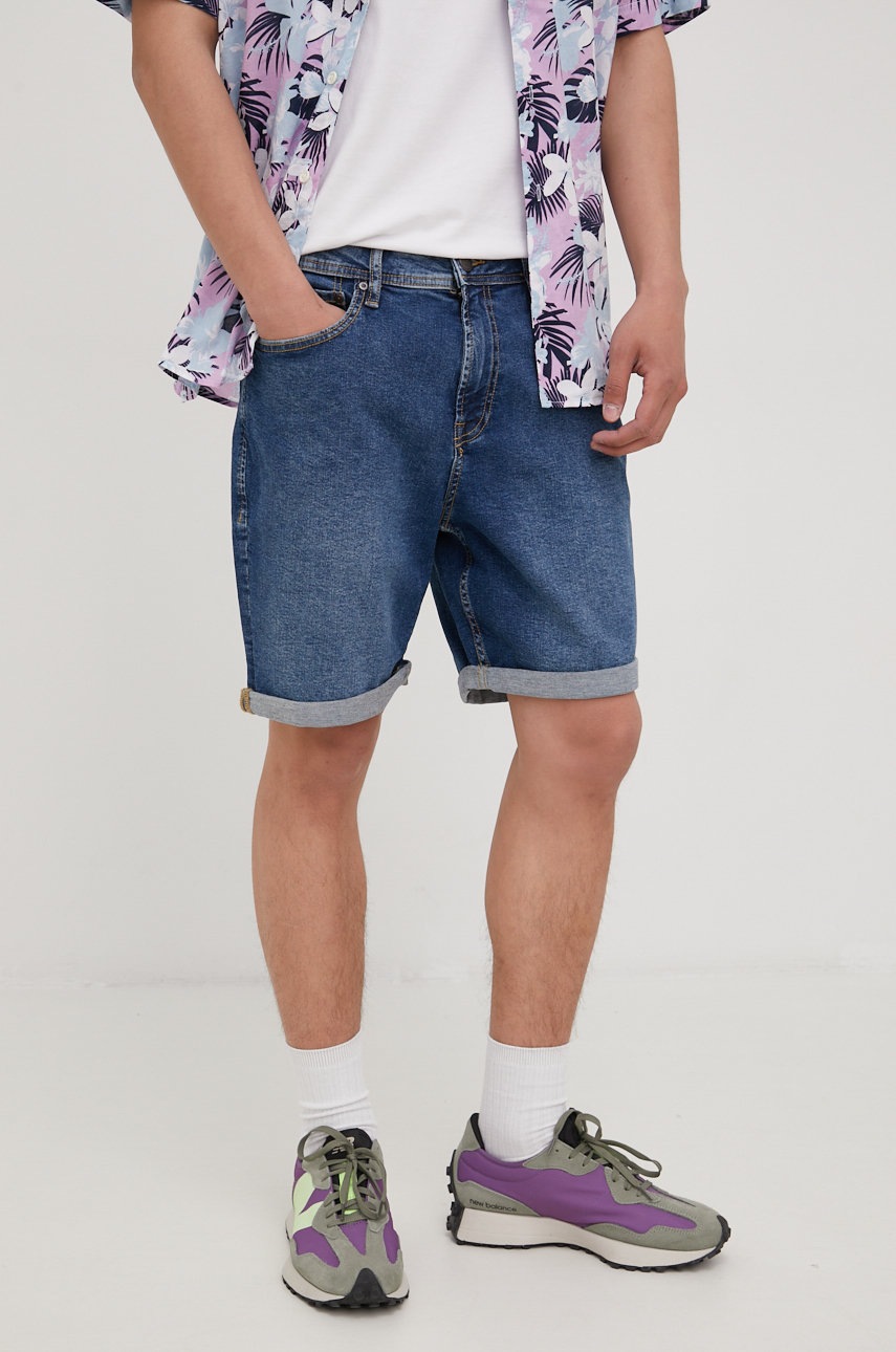 

Дънкови къси панталони Produkt by Jack & Jones в тъмносиньо, Тъмносин