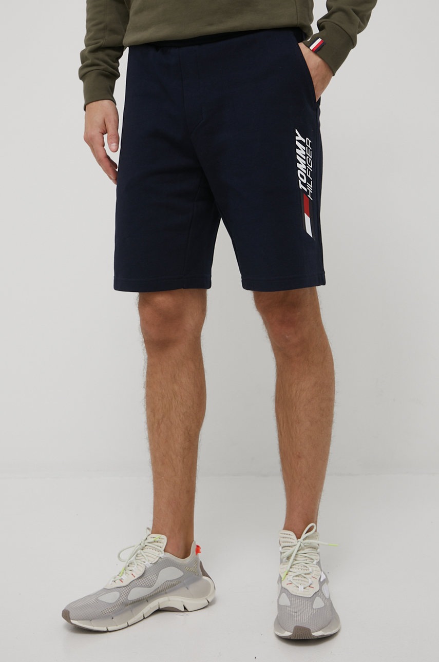 

Къси панталони Tommy Hilfiger мъжко в тъмносиньо, Тъмносин