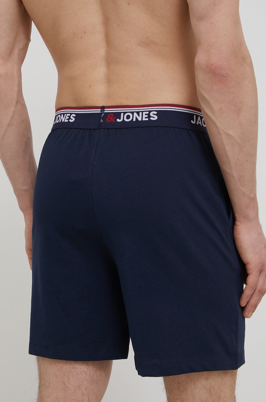 

Бавовняні шорти Jack & Jones чоловічі колір синій
