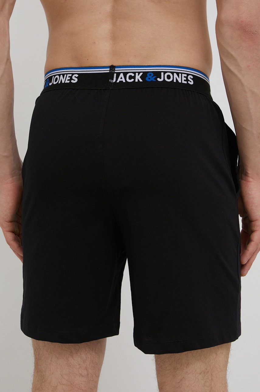

Хлопковые шорты Jack & Jones мужские цвет чёрный