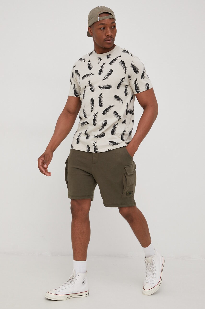 

Шорти Jack & Jones чоловічі колір зелений