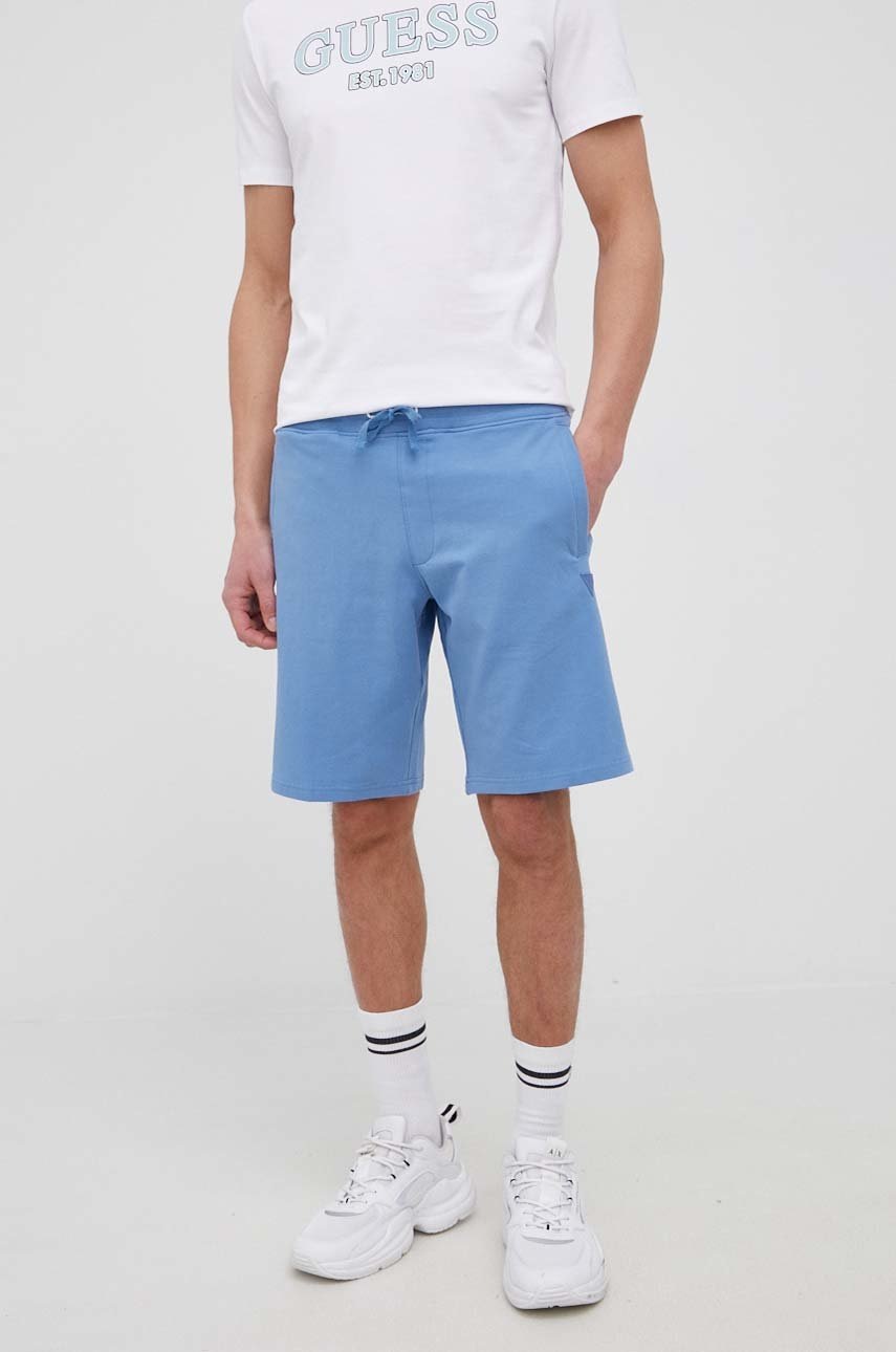 

Къси панталони Guess мъжко, Син