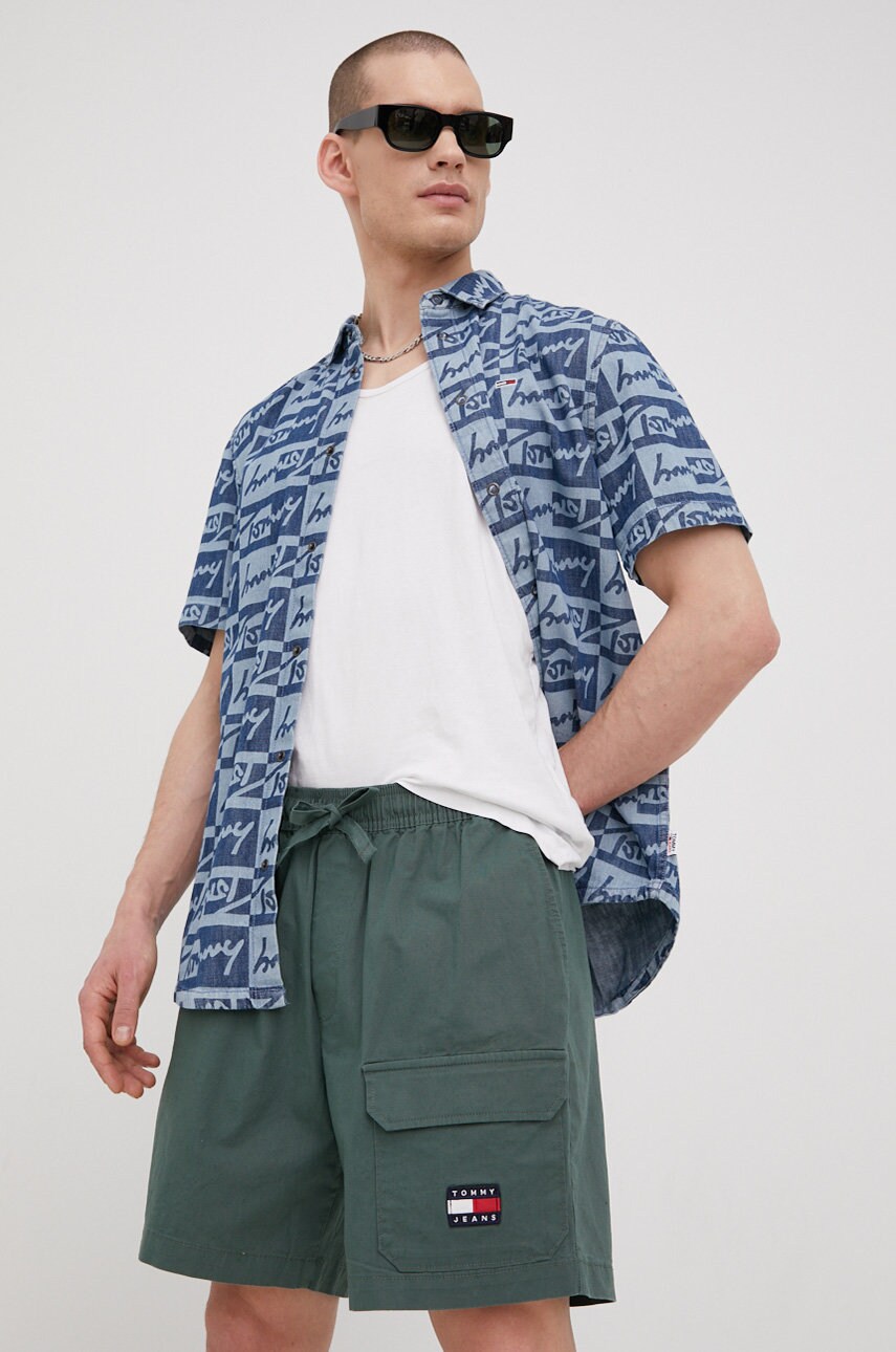 Tommy jeans barbati, culoarea verde