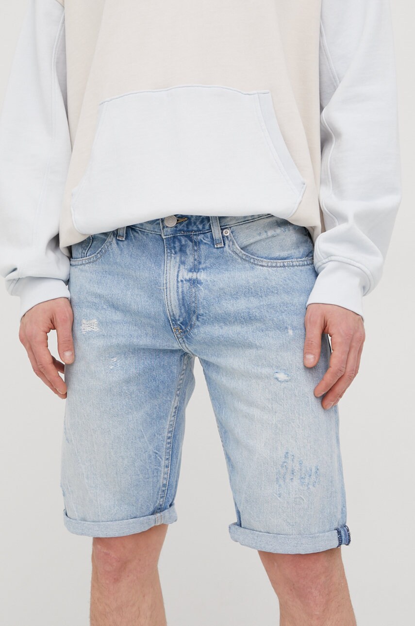Tommy jeans pantaloni scurti jeans ronnie bf2011 barbati,