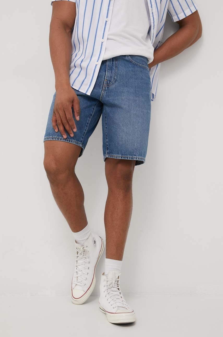 

Дънкови къси панталони Levi's мъжко, Син