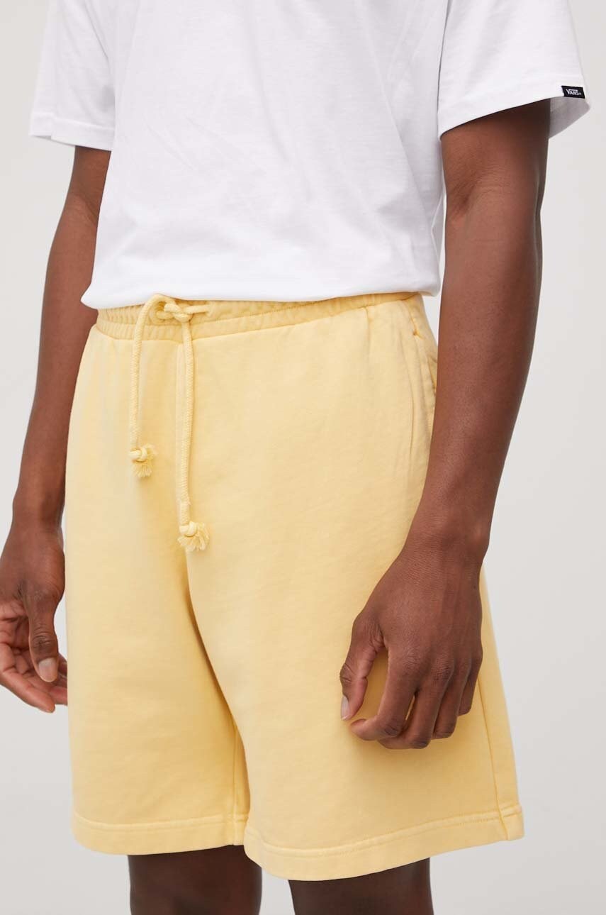 Levi's Βαμβακερό σορτσάκι Levi's χρώμα: κίτρινο