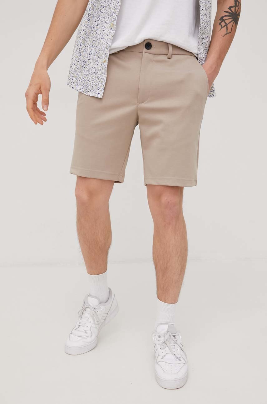 

Шорти Produkt by Jack & Jones чоловічі колір бежевий