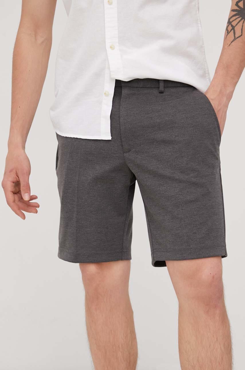 Produkt by jack & jones pantaloni scurti barbati, culoarea gri