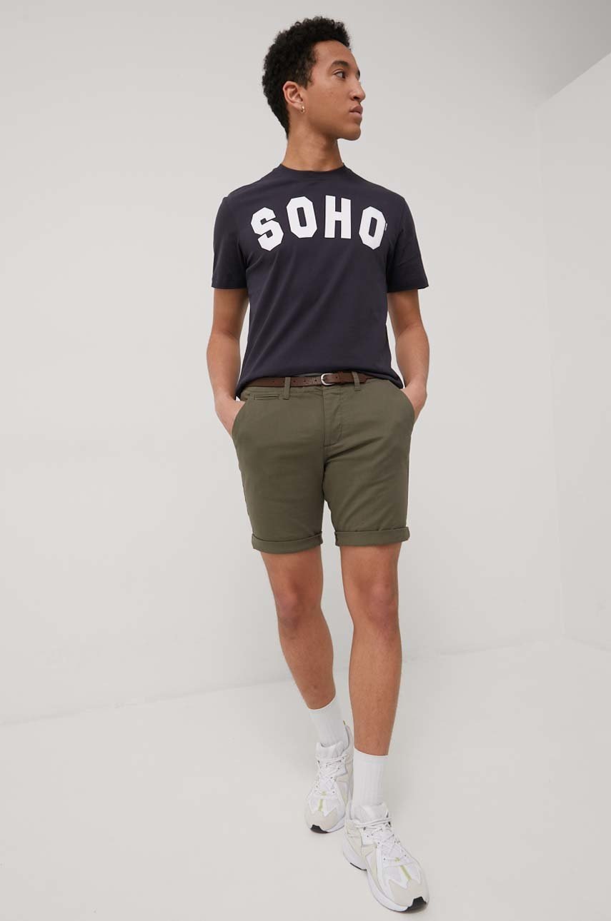 

Шорти Produkt by Jack & Jones чоловічі колір зелений