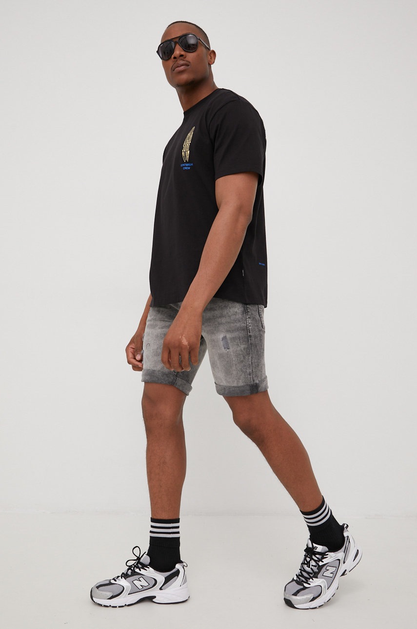 

Джинсові шорти Produkt by Jack & Jones чоловічі колір сірий