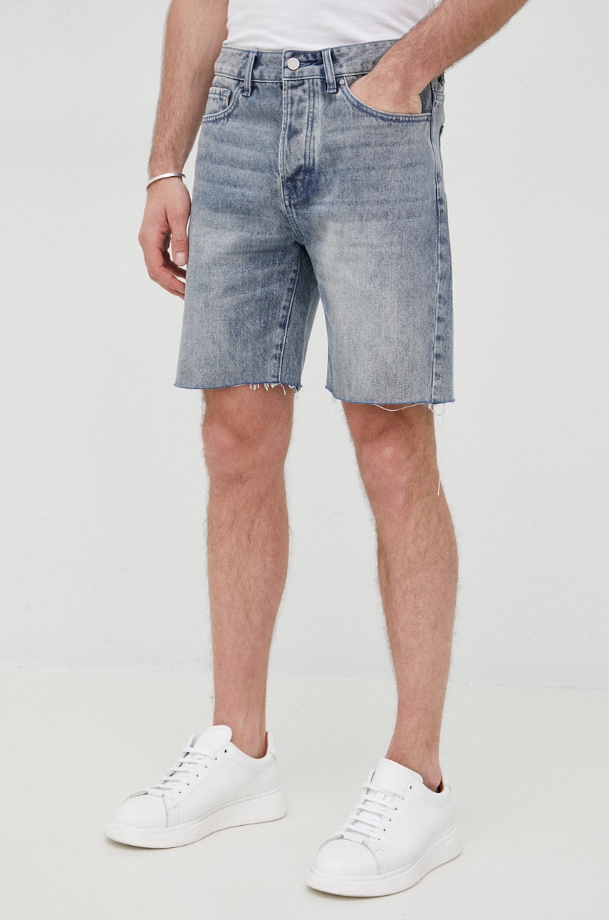 Young poets society pantaloni scurti jeans barbati,