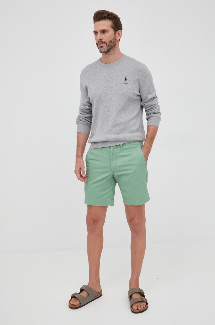 

Шорты Polo Ralph Lauren мужские цвет зелёный