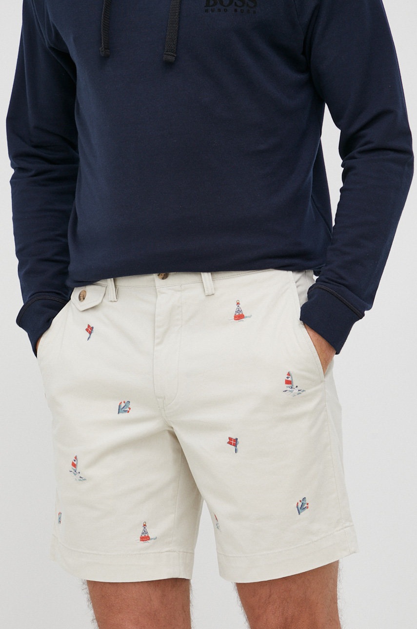 

Къси панталони Polo Ralph Lauren мъжки в бежово, Бежов