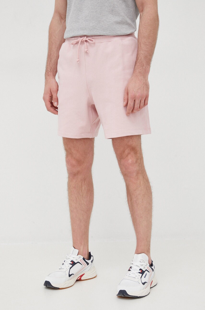 Gap pantaloni scurti din bumbac barbati, culoarea roz