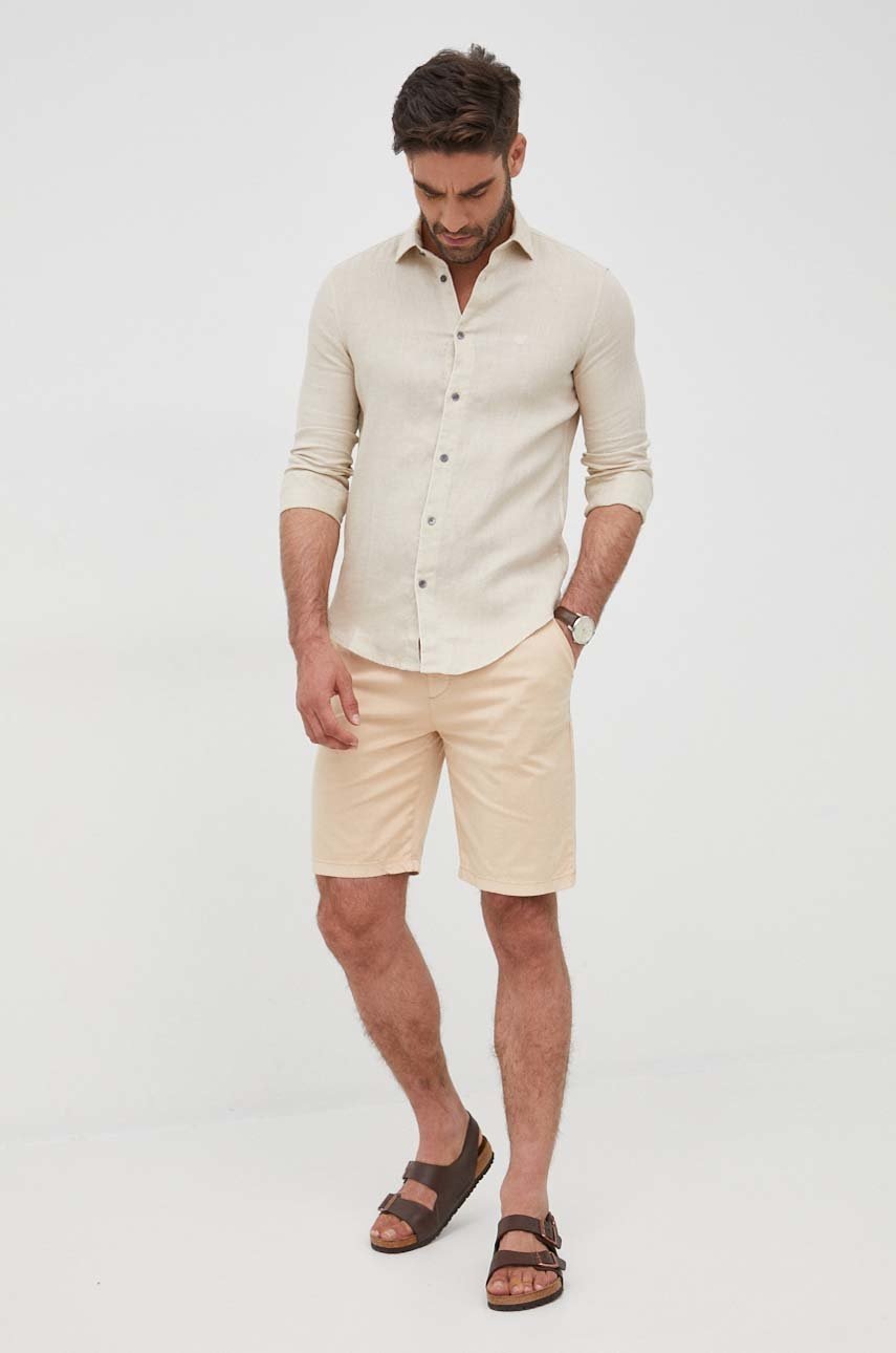 

Шорты Scotch & Soda мужские цвет бежевый