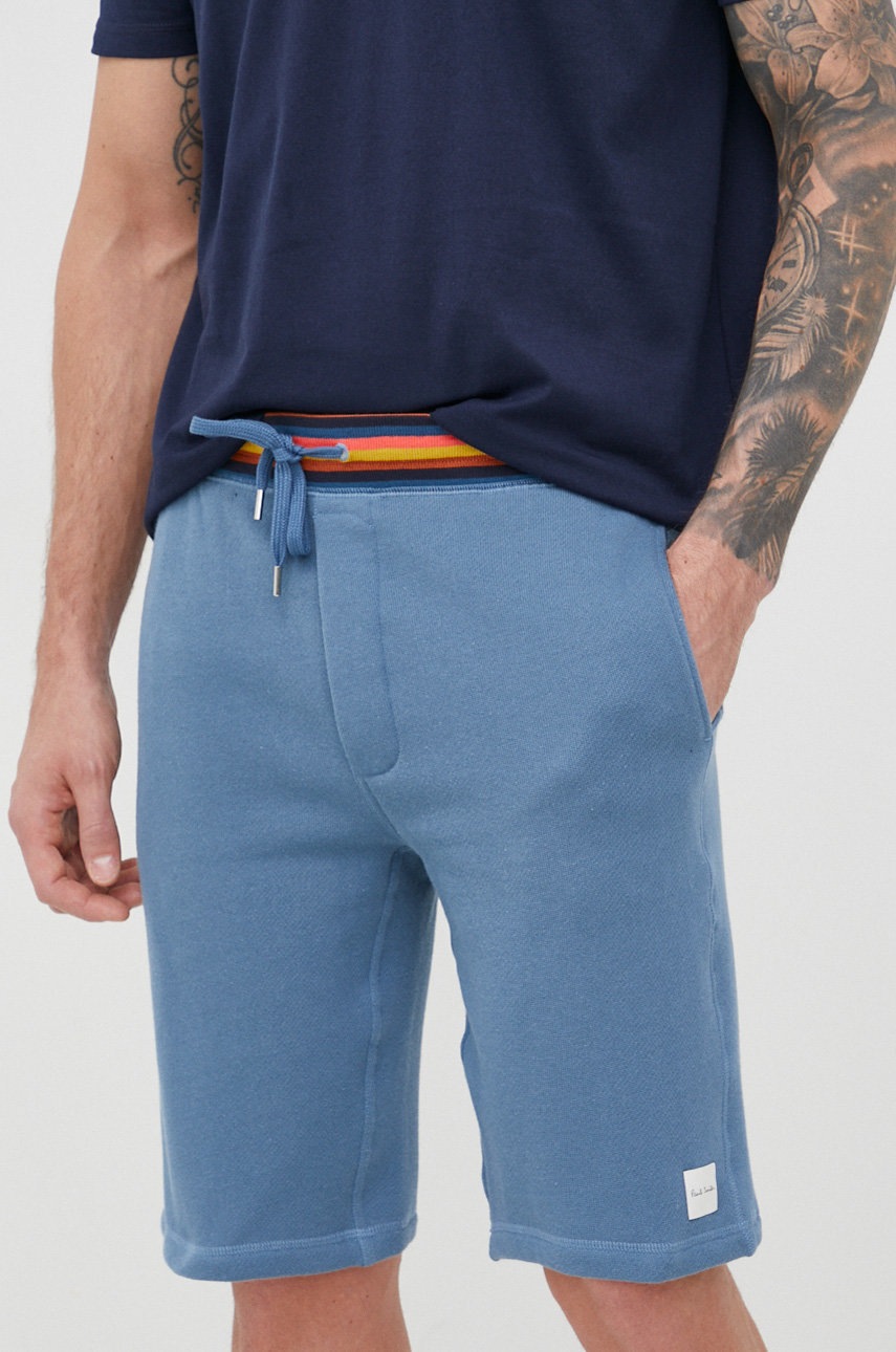 

Памучен къс панталон Paul Smith, Син