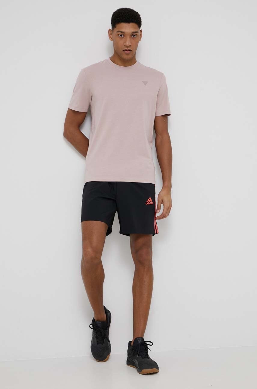 Adidas pantaloni scurti he4431 barbati, culoarea negru