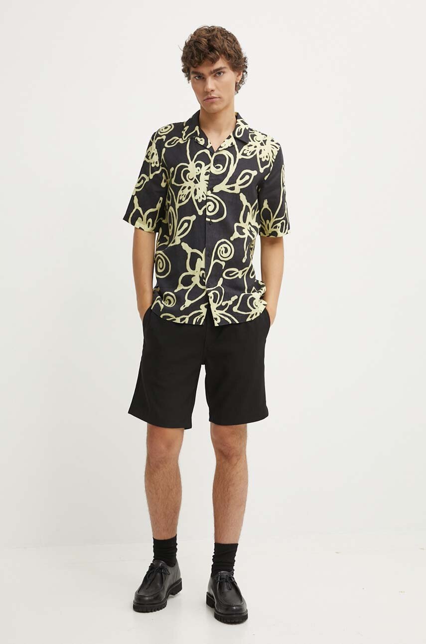 Σορτς Samsoe Samsoe χρώμα: μπεζ φωτογραφία