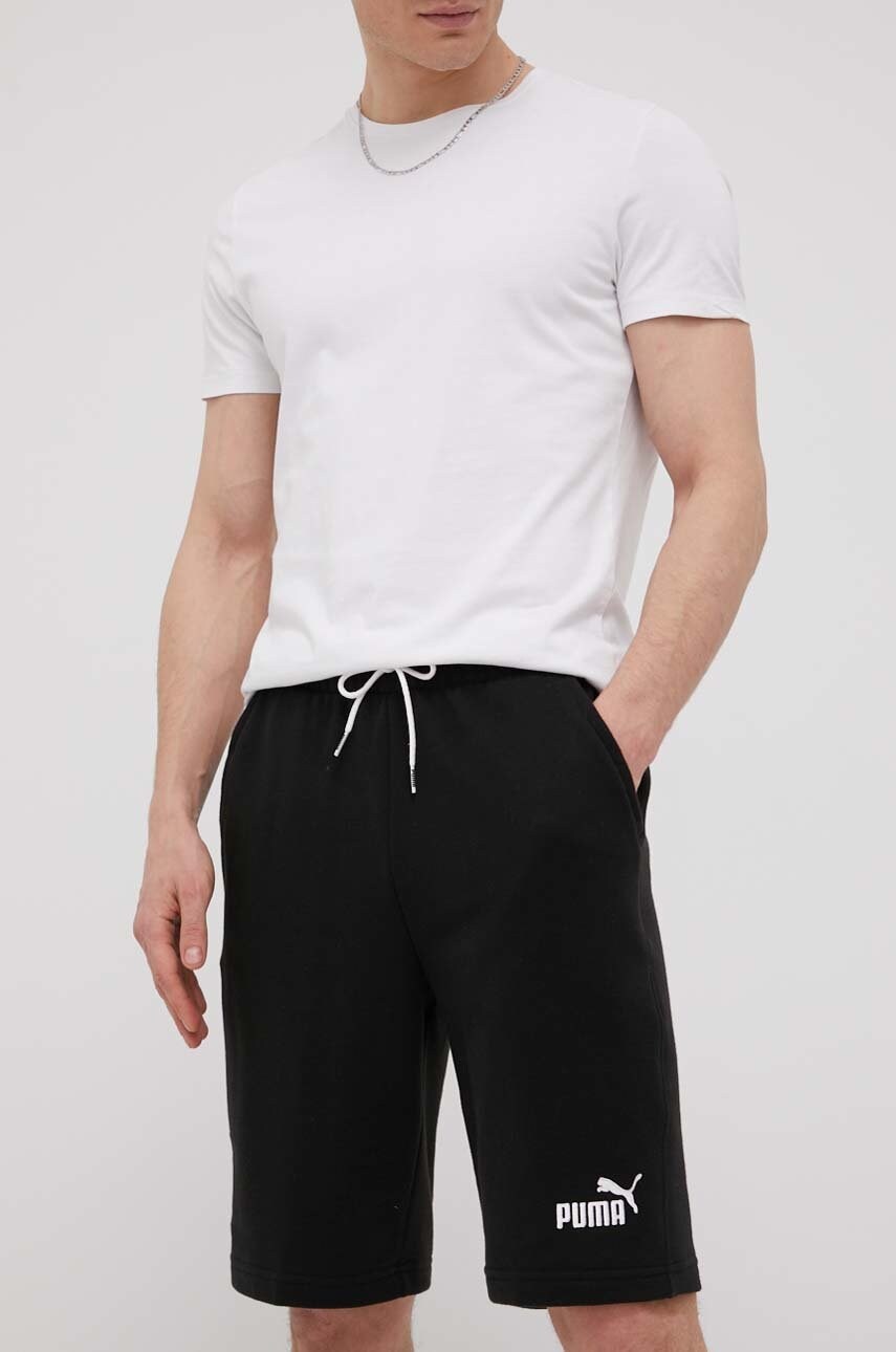 Puma pantaloni scurti 847416 barbati, culoarea negru