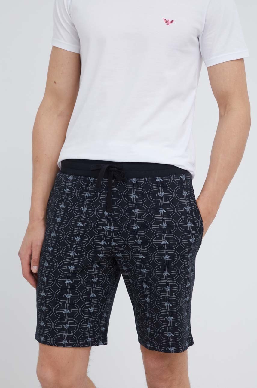 

Къси панталони Emporio Armani Underwear в черно, Черен