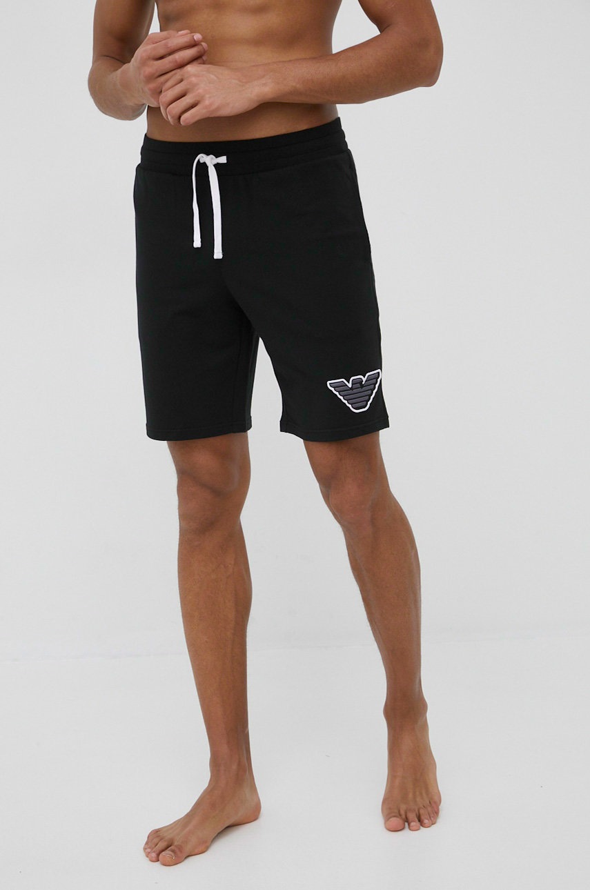 

Къси панталони Emporio Armani Underwear мъжко в черно, Черен
