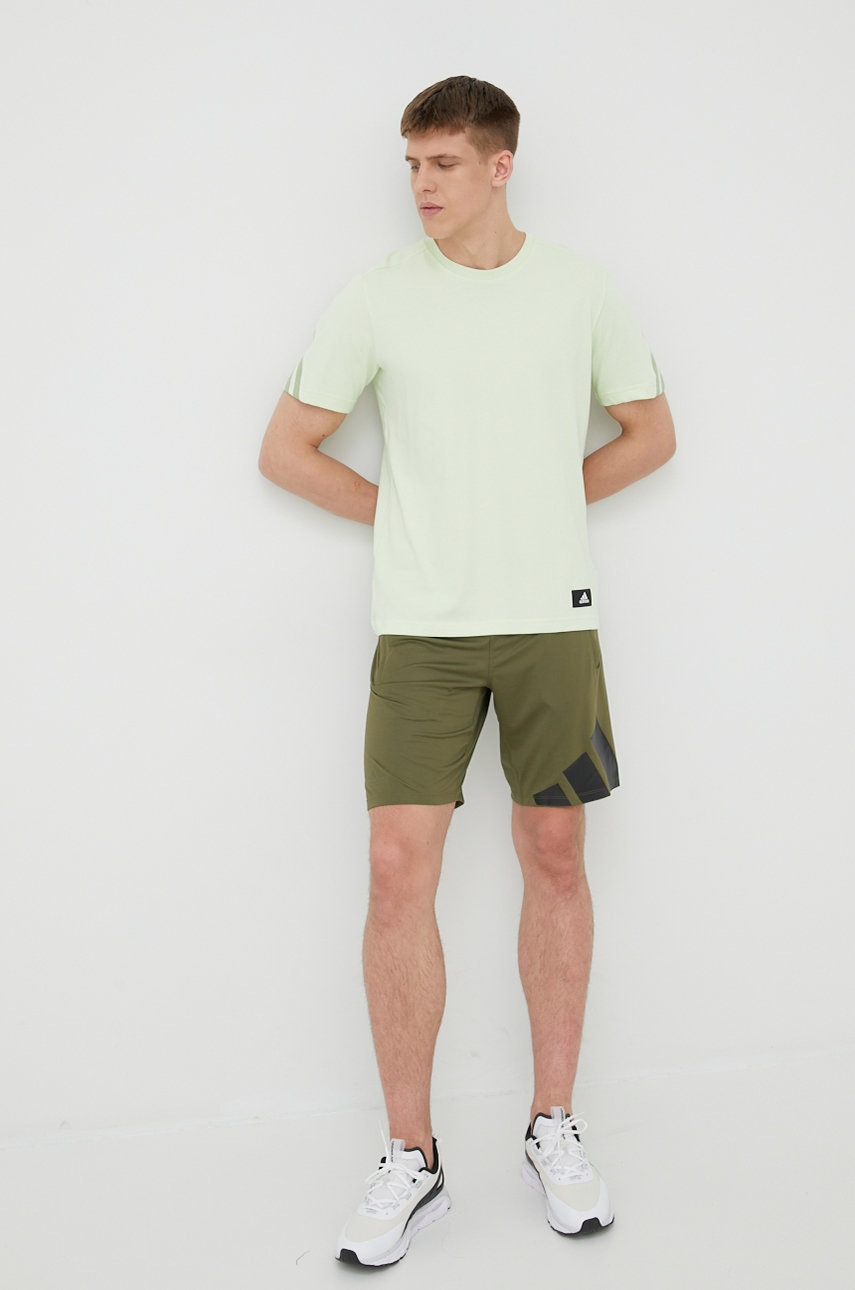 

Тренировочные шорты adidas Performance 4krft HE6795 мужские цвет зелёный